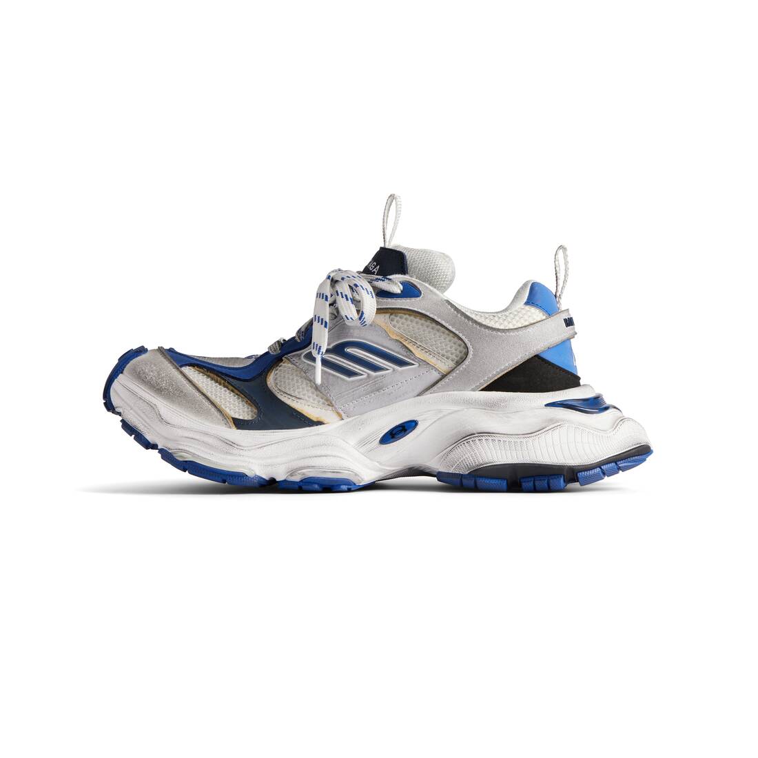 Men’s Cargo Sneaker  in Grey/white/blue - Image 4